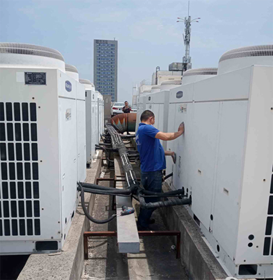 振安中央空调制热和不制冷系统维修方法